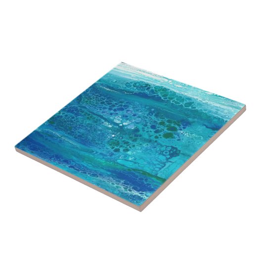 海色の抽象芸術 タイル (側面)