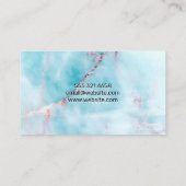 海花崗岩大理石混合ボウルの背景 ロイヤリティカード (裏面)