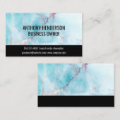 海花崗岩 |大理石トリム |ルクス 名刺 (正面/裏面)