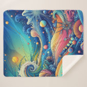 海芸術的 シェルパブランケット (正面(横))