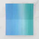 海苔に青く青い海の生き物 プレイスカード (内部開封)