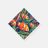 海苔の道化魚 スタンダードカクテルナプキン (角)