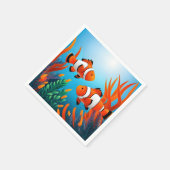 海苔の道化魚 スタンダードカクテルナプキン (角)