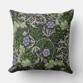 海苔薄紫花 クッション (正面)