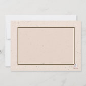 海草の写真の発表か招待状 招待状 (裏面)