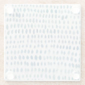 海草の水の色絵を描の沿岸 ガラスコースター (裏面)