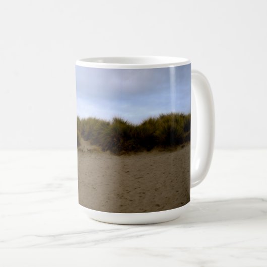 海草の生える砂丘 コーヒーマグカップ (正面右)