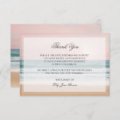 海葬サンキューカード |記念カード サンキューカード (正面/裏面)