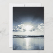 海葬儀 |お祝いの写真 招待状 (裏面)