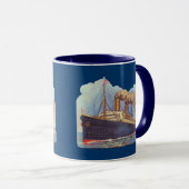 海蒸気船 マグカップ (正面右)