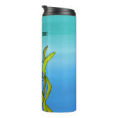 海藻かわいらしファンタジーブルーグリーンシーホース タンブラー (回転右)