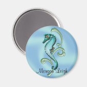 海藻に乗る馬 マグネット (正面/裏面)