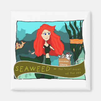 海藻は海磁石のトイレ紙 マグネット