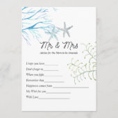 海藻シャワ航海のーゲームアドバイスカード アドバイスカード (正面)