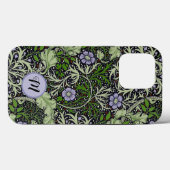 海藻パターンモノグラムWilliam Morris Case-Mate iPhoneケース (裏面 (横))