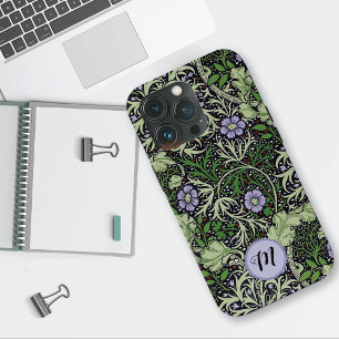 海藻パターンモノグラムWilliam Morris iPhone 13 Proケース