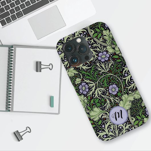 海藻パターンモノグラムWilliam Morris Case-Mate iPhoneケース