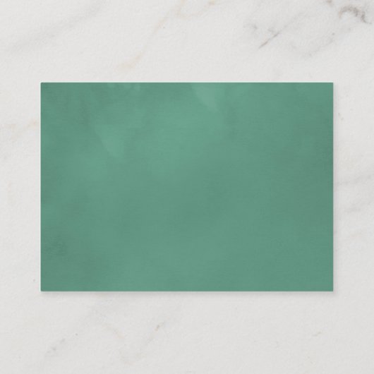 海藻ビーチ結婚をテーマにした宿泊 エンクロージャーカード (裏面)