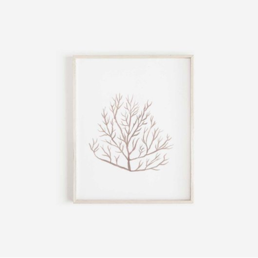 海藻プリント ポスター