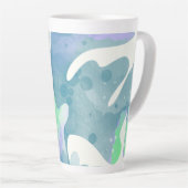 海藻抽象芸術 カフェラテマグ (右アングル)