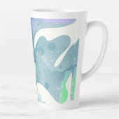 海藻抽象芸術 カフェラテマグ (右)