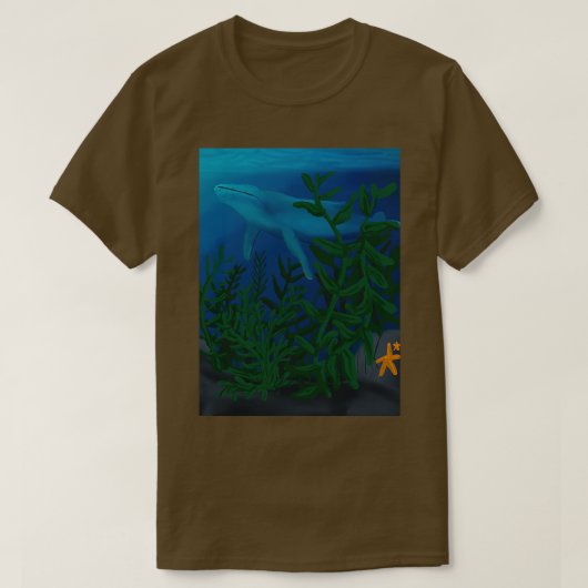 海藻林 Tシャツ (デザイン正面)