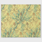 海藻水生パターン紙の覆い ラッピングペーパー (フラット)