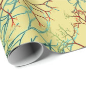 海藻水生パターン紙の覆い ラッピングペーパー (ロールコーナー)