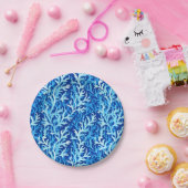 海藻海藻の模様 ペーパープレート (パーティー)