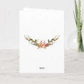 海藻航海のの写結婚真 サンキューカード (裏面)