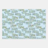 海藻葉自然植物贈与 ラッピングペーパーシート (正面3)