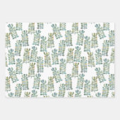 海藻葉自然植物贈与 ラッピングペーパーシート (正面)