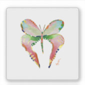 「海藻」バタフライステッカー シール (正面)