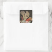 海藻、岩木、貝殻 スクエアシール (バッグ)