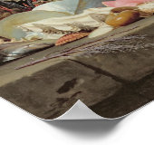 海藻、岩木、貝殻 ポスター (角)