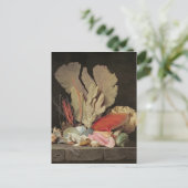 海藻、岩木、貝殻 ポストカード (スタンド正面)