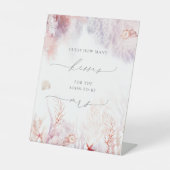 海藻 | Seashellキス数 台座サイン (正面)