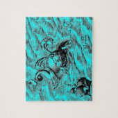 海蛇及び帆船 ジグソーパズル (縦)