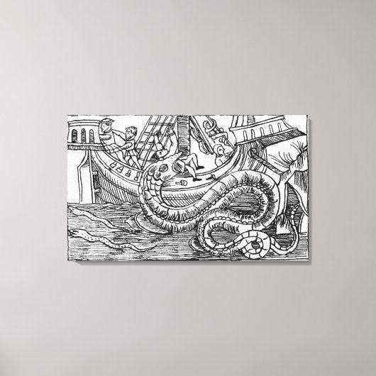 海蛇 キャンバスプリント (正面)