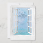 海表示ウィ結婚ンドウの誓願の更新 招待状 (正面)