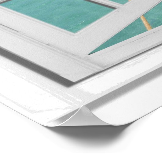 海表示トロムペロエイルフェイクウィンドウ ポスター (角)