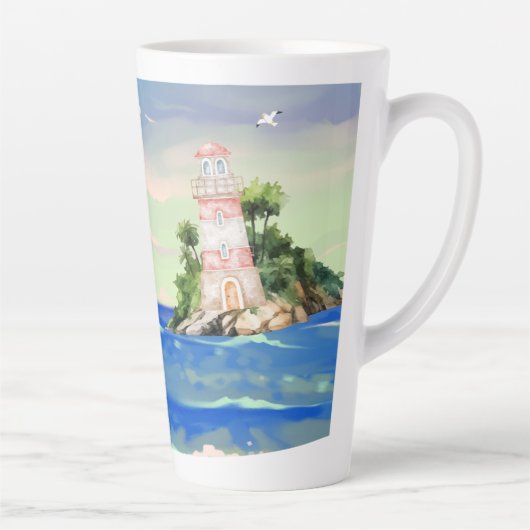 海表示 カフェラテマグ (右)