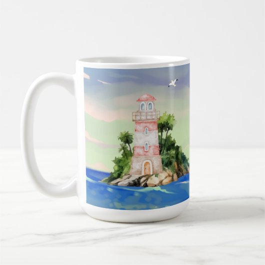 海表示 コーヒーマグカップ (左)