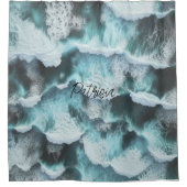 海表示 シャワーカーテン (正面)