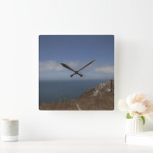 海表示 スクエア壁時計 (ホーム)