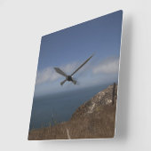 海表示 スクエア壁時計 (傾斜)