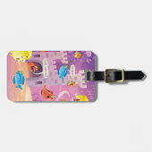 海計算の下のへの時間 ラゲッジタグ (正面横)