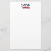 海誇りを持った人の母 便箋 (正面)