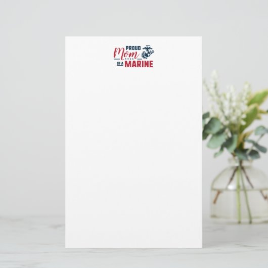 海誇りを持った人の母 便箋 (スタンド正面)