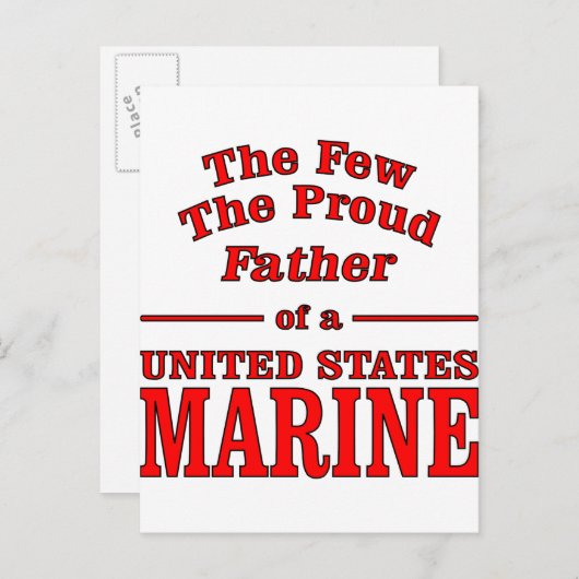 海誇りを持った州の統一された父 ポストカード (正面/裏面)